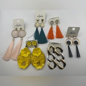 Lovisa Earrings Bundle 2- NWT- 6 Earrings- Pierced Ears- MSRP $68+
